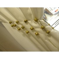 Gold Triple Embrasse Metallic Gardinen-Tiebacks|1 Meter Länge| Vorhänge Dreifach Embrasses Drapes Holdbacks Gold Triple Embrasse Metallic Gardinen-Tiebacks|1 Meter Länge| Vorhänge Dreifach Embrasses Drapes Holdbacks von DetailsTrimmings