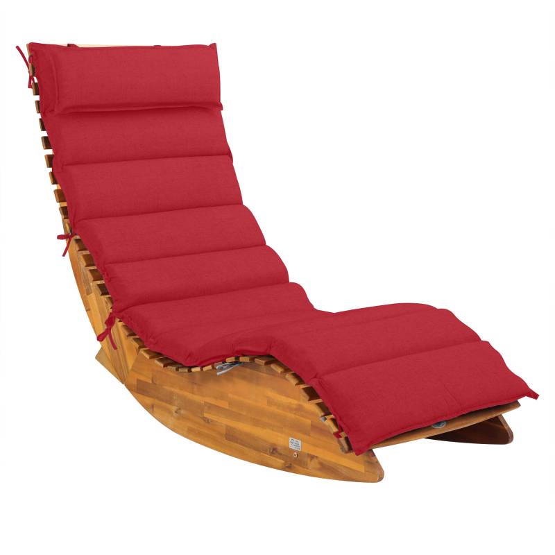 Auflage Saunaliege Rot 177x58x7cm von Detex®