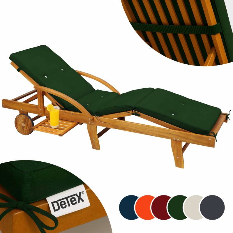 Auflage Sunlounger Grün 195x55x5cm von Detex®