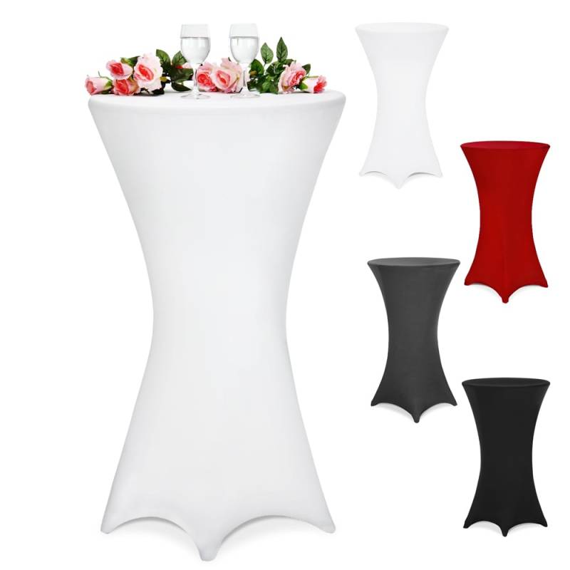 Stehtischhusse Weiß Ø70cm von Detex®