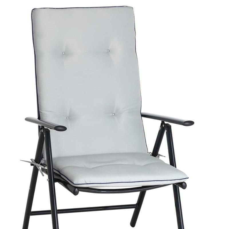 Auflage 6er-Set Vanamo Hellgrau 120x45x5cm von Detex®