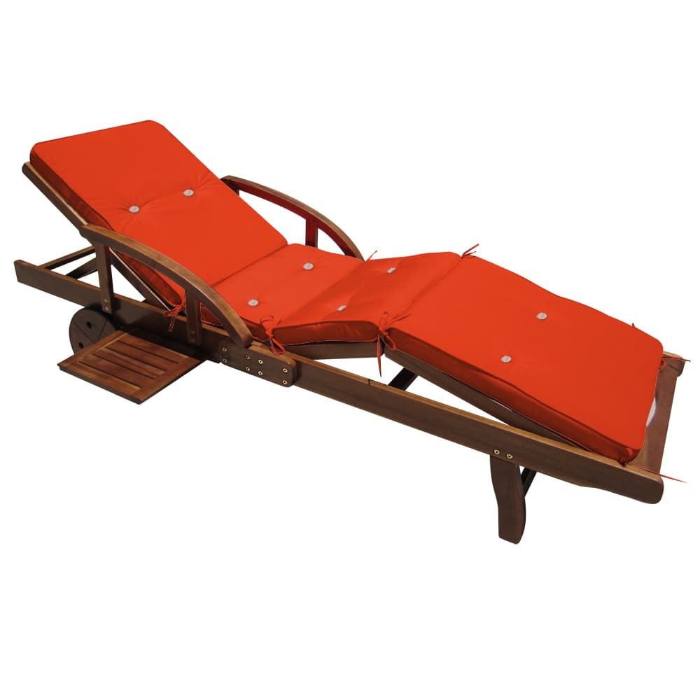 Auflage Sunlounger Orange 195x55x5cm von Detex®