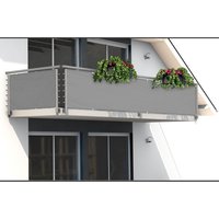 Detex® Sichtschutz für Balkon Betonoptik 5m von Detex