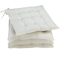 Detex® Sitzkissen 4er-Set Cozy Creme von Detex