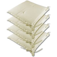 Detex® Sitzkissen 4er-Set Sydney Creme von Detex