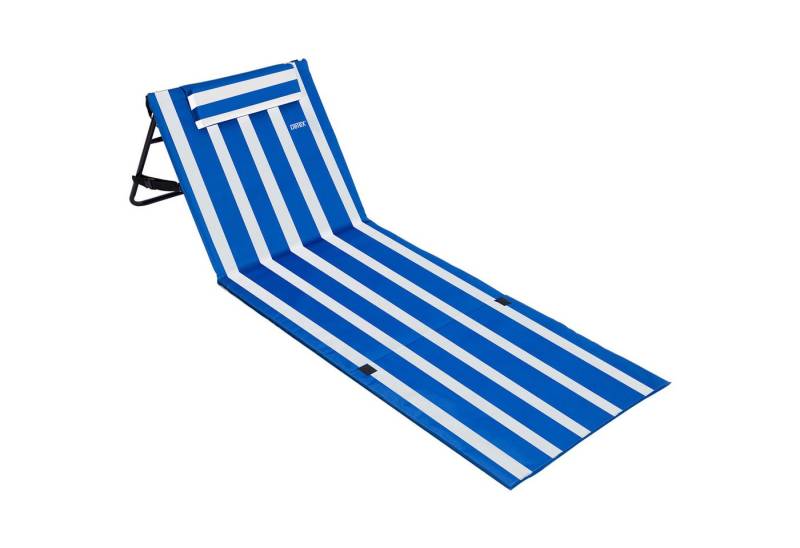 Detex Gartenliege, klappbar leicht tragbar Rückenlehne Tasche Reißverschluss Kissen Detex Gartenliege, klappbar leicht tragbar Rückenlehne Tasche Reißverschluss Kissen von Detex