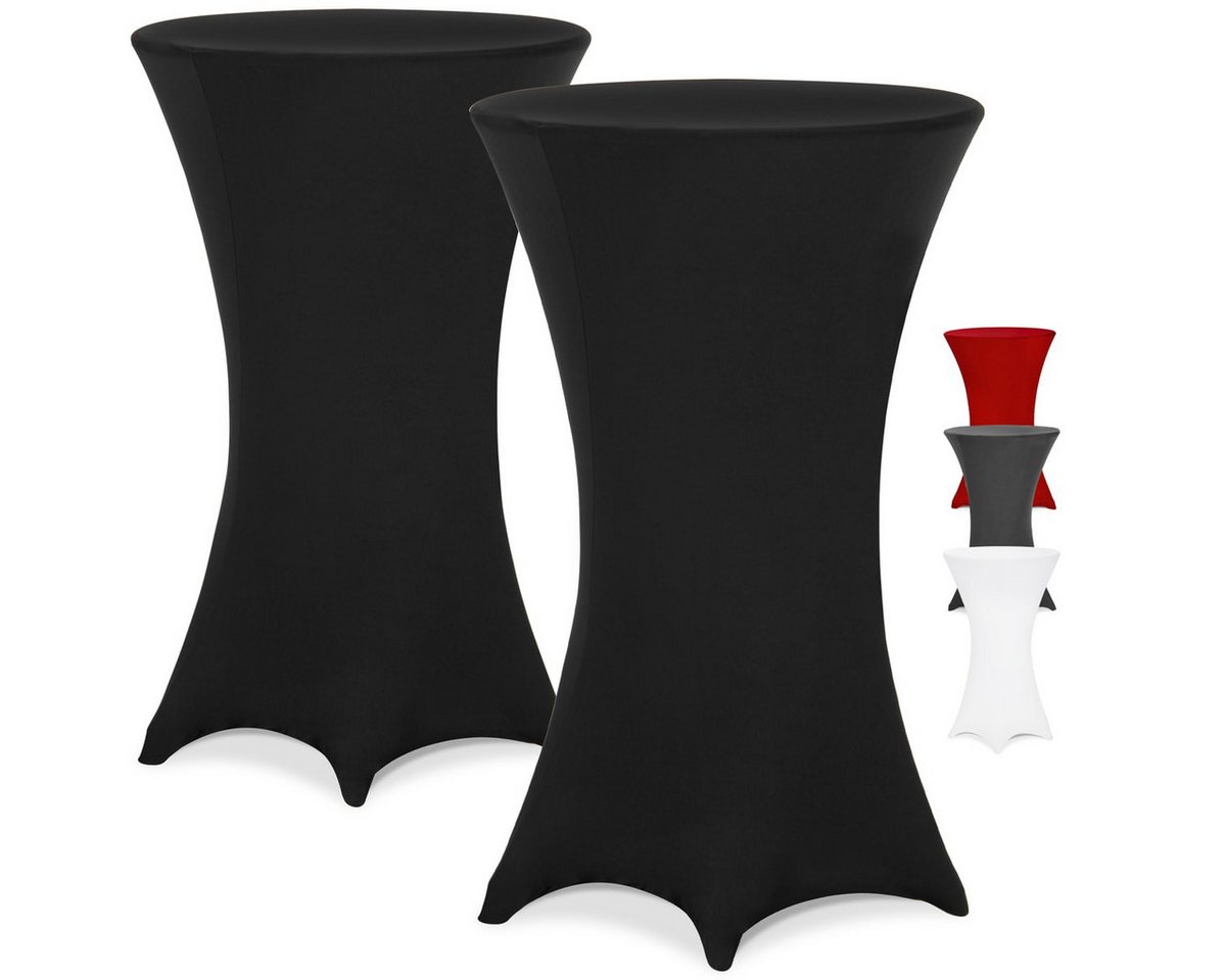 Detex Stehtischhusse, 80cm Schwarz 2er Set Rund Stehtisch Hussen Bezug Überwurf Party Deko Detex Stehtischhusse, 80cm Schwarz 2er Set Rund Stehtisch Hussen Bezug Überwurf Party Deko von Detex