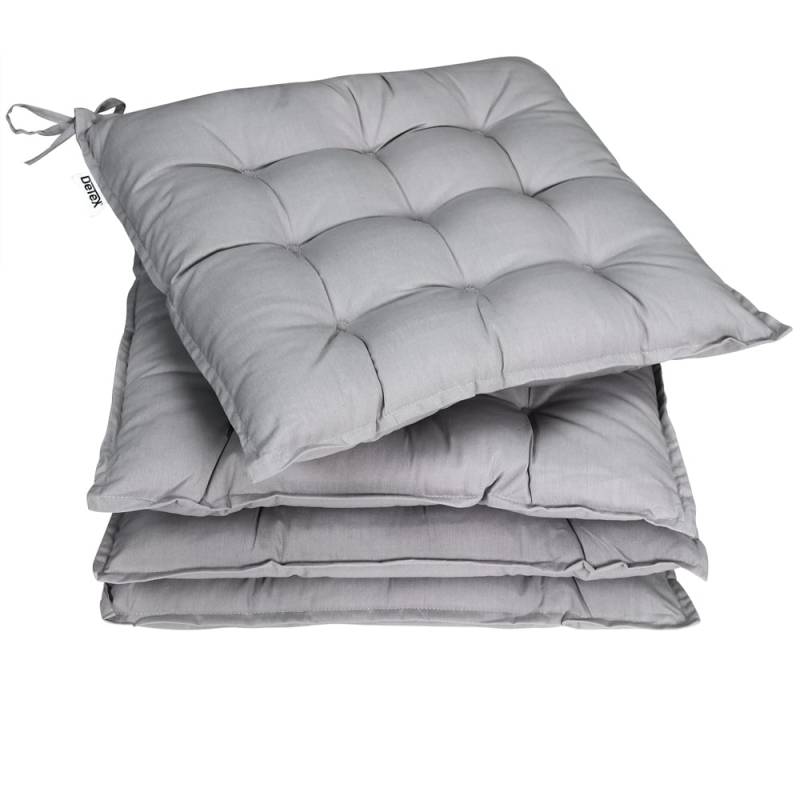 Sitzkissen 4er-Set Cozy Grau von Detex®