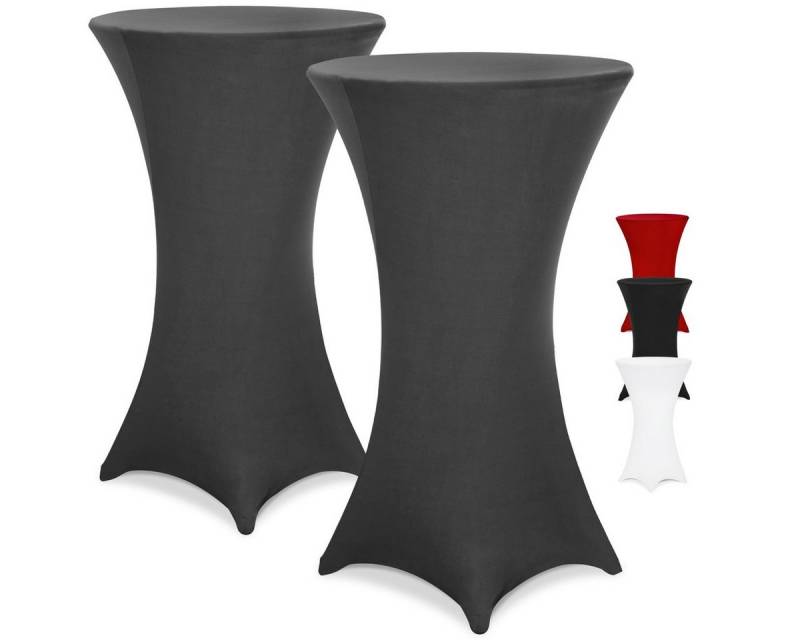 Detex Stehtischhusse, 60cm Grau 2er Set Rund Stehtisch Hussen Bezug Überzug Cover Party Deko Detex Stehtischhusse, 60cm Grau 2er Set Rund Stehtisch Hussen Bezug Überzug Cover Party Deko von Detex