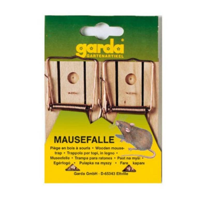 Detia Schlagfalle Mausefalle aus Holz 5 Stück von Detia