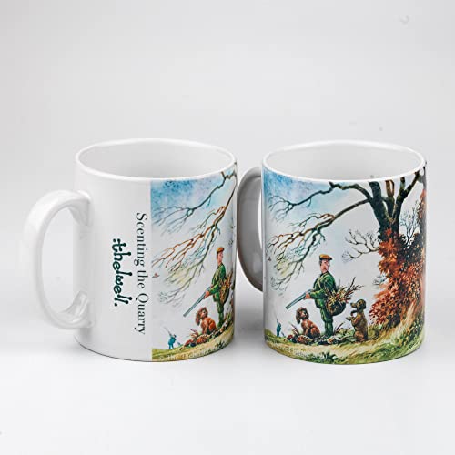 Tasse mit Shooting Motiv Scenting The Quarry von Norman Thelwell von Thelwell