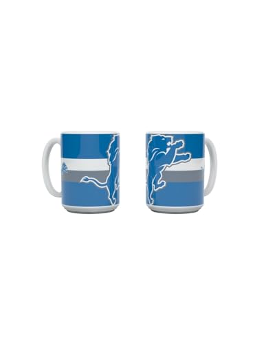 Detroit Lions NFL Tasse Becher Kaffeetasse Mug ** Triple Logo ** 450 ml von Detroit Lions