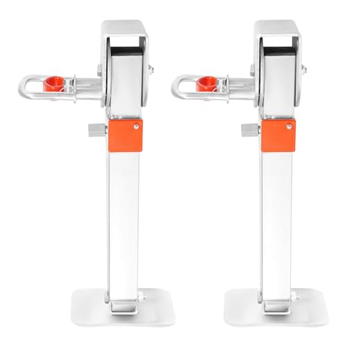 2 PCS Weiß Kohlenstoffstahl Hebebock, Handkurbel Starklast Hebebock Anschlusshalter 90° Drehbar, für Baggertransporter, Anhängerlader und -entlader, sowie Dumper, Wohnwagen 2 PCS Weiß Kohlenstoffstahl Hebebock, Handkurbel Starklast Hebebock Anschlusshalter 90° Drehbar, für Baggertransporter, Anhängerlader und -entlader, sowie Dumper, Wohnwagen von Dettchan