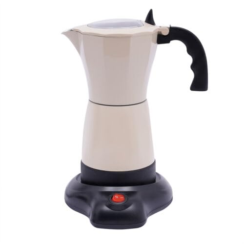 Dettchan Espressomaschine mit elektrischer Basis, Kapazität 300 Milliliter Fassung 480 Watt leistung, für Büro Hausgebrauch Abmessungen 10,2 x 19,5cm Dettchan Espressomaschine mit elektrischer Basis, Kapazität 300 Milliliter Fassung 480 Watt leistung, für Büro Hausgebrauch Abmessungen 10,2 x 19,5cm von Dettchan