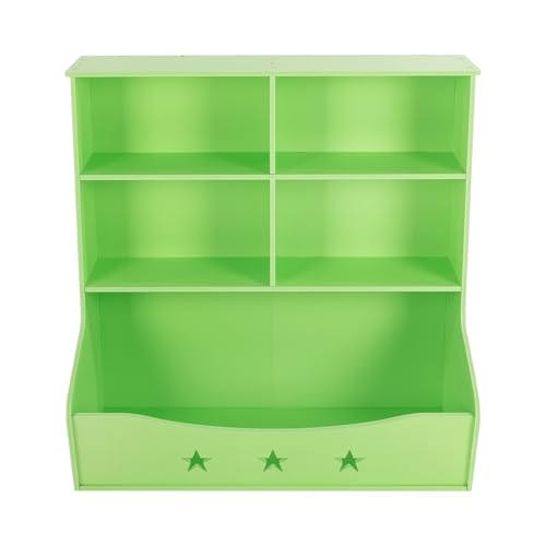 Dettchan Hellgrün Kinderaufbewahrungs Organisator, 3-stöckiges PVC-Platte Bücherregal Home Organization Toy Bookcase, für Korridore, Kinderzimmer, Spielzimmer, Schlafzimmer 79 * 36.5 * 82.5cm Dettchan Hellgrün Kinderaufbewahrungs Organisator, 3-stöckiges PVC-Platte Bücherregal Home Organization Toy Bookcase, für Korridore, Kinderzimmer, Spielzimmer, Schlafzimmer 79 * 36.5 * 82.5cm von Dettchan