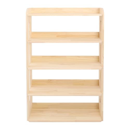 Dettchan Holzfarbe Stehendes Bücherregal, Einfaches 5 Stufiges Bücherregal, für Arbeitszimmer, Büros, Schlafzimmer, Bibliotheken 80 * 26 * 130 cm Dettchan Holzfarbe Stehendes Bücherregal, Einfaches 5 Stufiges Bücherregal, für Arbeitszimmer, Büros, Schlafzimmer, Bibliotheken 80 * 26 * 130 cm von Dettchan