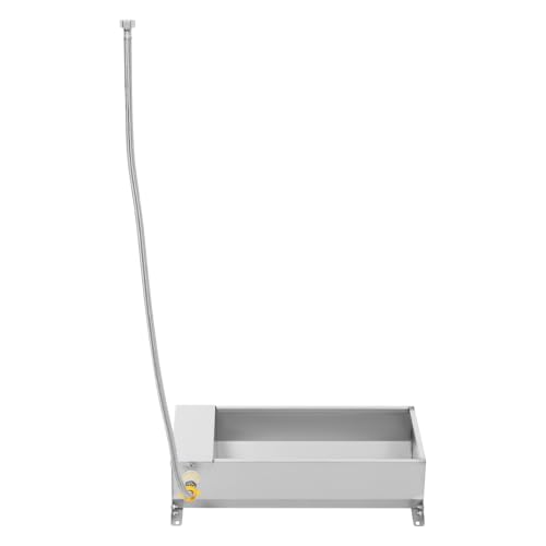 Edelstahl Automatischer Viehtränke, Selbstfüllender Hundetränkebehälter mit großer Kapazität Tiertränke mit Schwimmerventil für Bauernhöfen, Ranches 50 * 21 * 13.5cm Edelstahl Automatischer Viehtränke, Selbstfüllender Hundetränkebehälter mit großer Kapazität Tiertränke mit Schwimmerventil für Bauernhöfen, Ranches 50 * 21 * 13.5cm von Dettchan