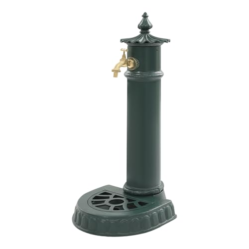 Schwarz-grün Farbe Outdoor Wassersäule mit Wasserhahn, Retro Freistehende Boden Hydrant Wasserhahn Wassersäule, für Gärten, Hinterhöfe, Rasenflächen 37.5 * 30.5 * 74cm Schwarz-grün Farbe Outdoor Wassersäule mit Wasserhahn, Retro Freistehende Boden Hydrant Wasserhahn Wassersäule, für Gärten, Hinterhöfe, Rasenflächen 37.5 * 30.5 * 74cm von Dettchan
