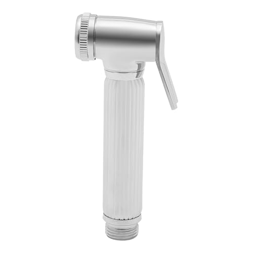 Silber Bidet Sprayer, Messing Handheld-Bidet-Sprayer Handbrause, für Toilette 5 * 13.5 cm von Dettchan