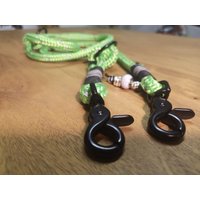 Reflektierende Hundeleine Aus Tau , 2 Fach Verstellbar, Ca. M Lang von DettiesLeinenatelier