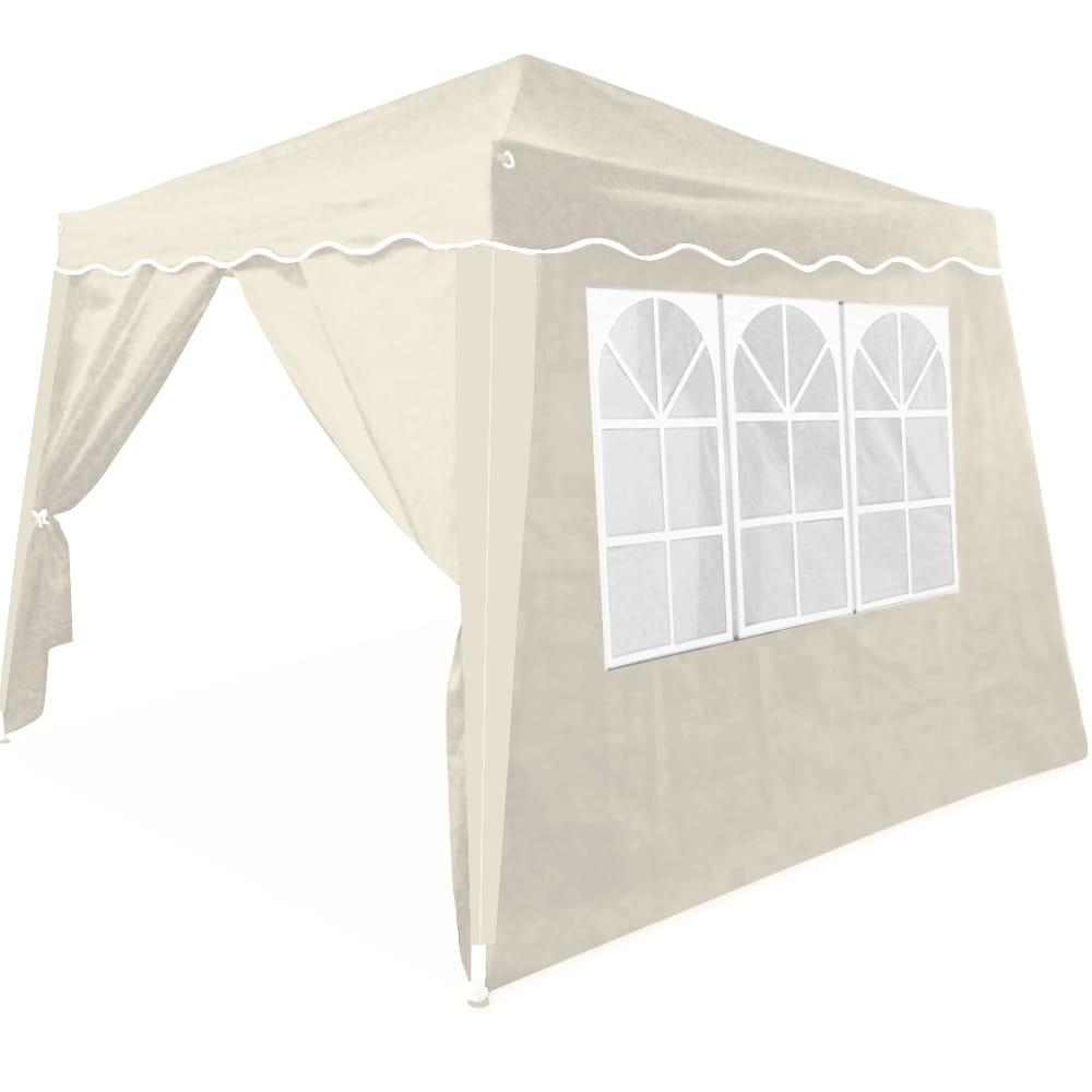 Faltpavillon Capri Beige 3x3m inkl. 4 Seitenwände von Deuba®