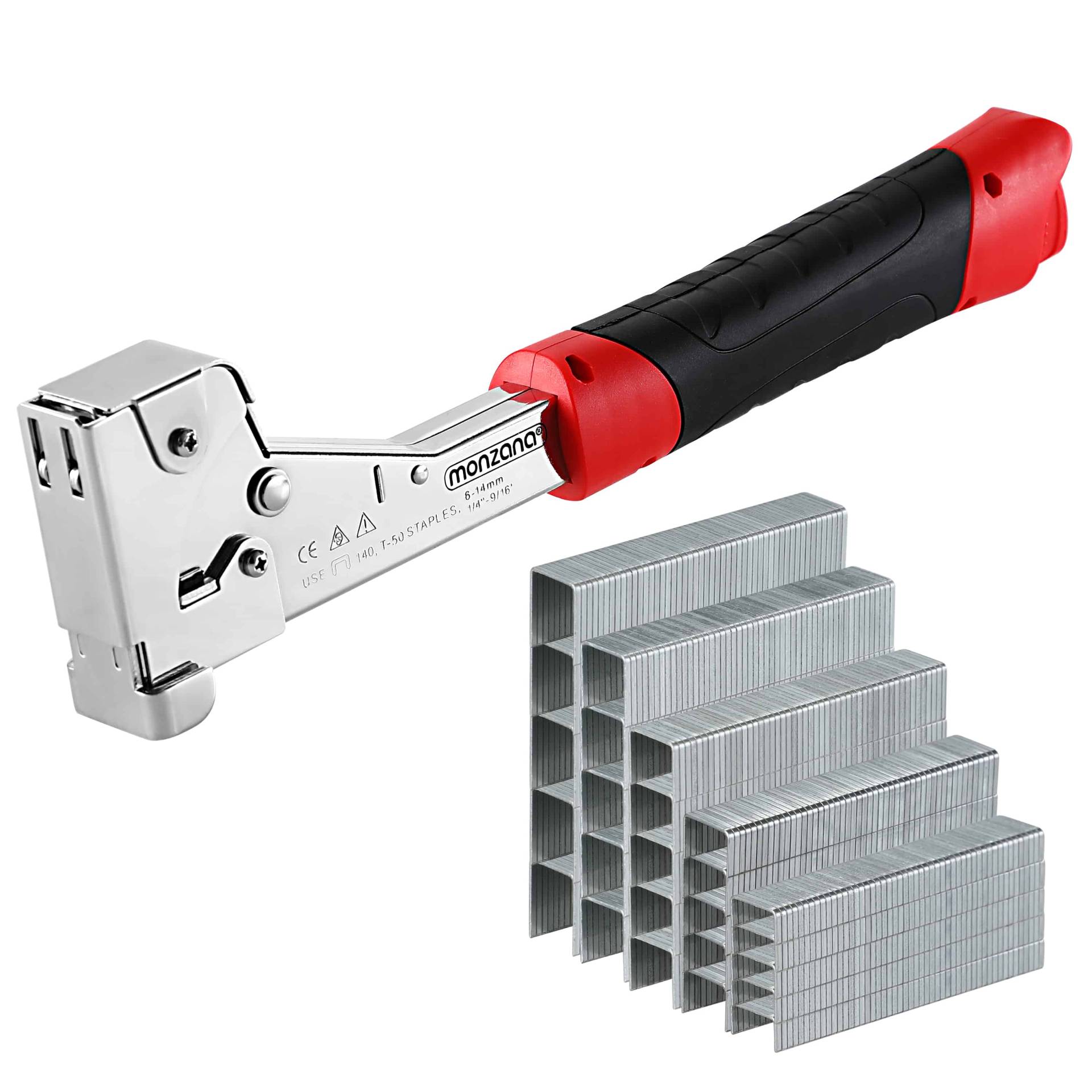 Schlagtacker Hammertacker rostfreier Stahl von monzana®