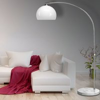 Deuba Design Bogenlampe mit Marmorsockel von Casaria