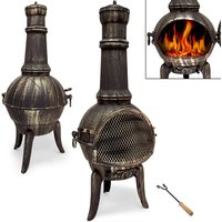 Gardebruk® Terrassenofen Kamin Chimenea von Casaria