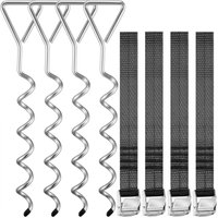 monzana Bodenanker 8-tlg. Silber 42,5x8,5cm von Casaria