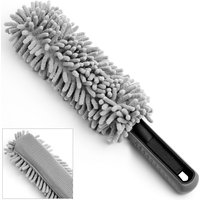 monzana Felgen-Reinigungsbürste Grau Microfaser 34cm von Casaria
