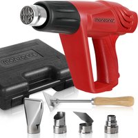 monzana Heißluftpistole 2000 Watt inkl. Zubehör und Koffer von Casaria