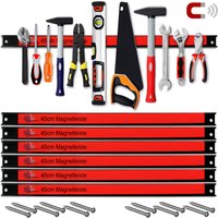 monzana Magnetleiste 6er-Set 45cm inkl. Montagematerial von Casaria