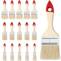 monzana Pinselset 15 tlg. Holz von Casaria