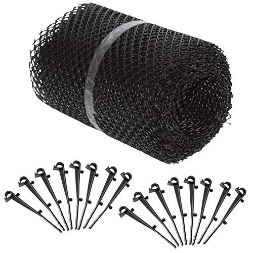 MONZANA® Dachrinnenschutz 12m inkl. 32 Befestigungsclips wetterfest Laubschutz Regenrinne Laubfang zuschneidbar schwarz MONZANA® Dachrinnenschutz 12m inkl. 32 Befestigungsclips wetterfest Laubschutz Regenrinne Laubfang zuschneidbar schwarz von Deuba