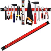 Deuba Magnetleiste 23kg 45cm 3 tlg rot-schwarz von Deuba