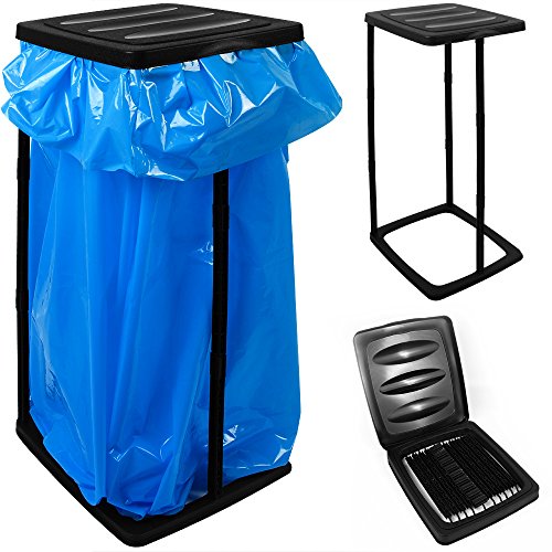 Deuba® 2x Müllsackständer für Müllsäcke 60L 3-fach höhenverstellbar Müllsackhalter Abfallbehälter Müllbeutelhalter von Deuba
