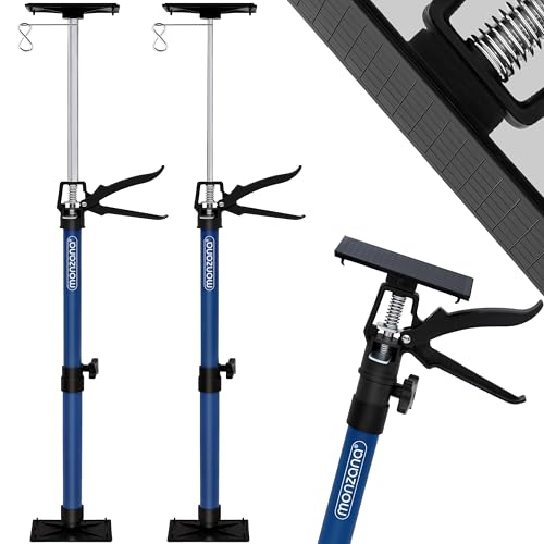 DEUBA® Deckenstütze 2er Set stufenlos höhenverstellbar Montagestütze 115-290cm bis 30kg Deckenspanner Zargenspanner von Deuba