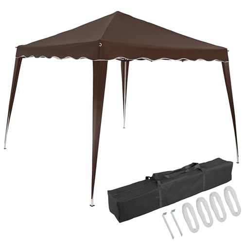 Casaria Pavillon Pop-Up 3x3m Farbauswahl UV-Schutz 50+ inkl. Tasche wasserdicht faltbar Faltpavillon Zelt Festival Capri von Casaria