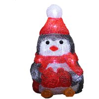 Monzana led Acryl Figur Weihnachten Außen Innen Schneemann Santa Eisbär Pinguin Teddy Hirsch Wichtel Stern Weihnachtsmann Weihnachtsdekoration von Deuba