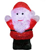 Monzana led Acryl Figur Weihnachten Außen Innen Schneemann Santa Eisbär Pinguin Teddy Hirsch Wichtel Stern Weihnachtsmann Weihnachtsdekoration von Deuba