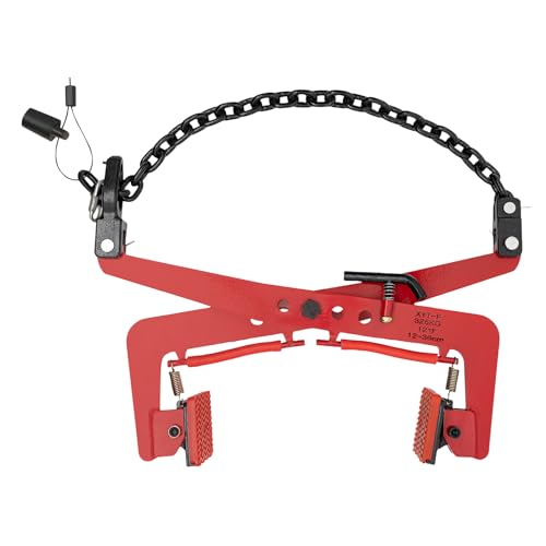 Bordsteinzange, Versetzzange für Steine – Steinträger Hebevorrichtung aus Stahl, 325kg Tragkraft, verstellbar 12-36cm, rutschfeste Gummipolster, rot – für Paletten, Bordsteine & schwere Steinplatten Bordsteinzange, Versetzzange für Steine – Steinträger Hebevorrichtung aus Stahl, 325kg Tragkraft, verstellbar 12-36cm, rutschfeste Gummipolster, rot – für Paletten, Bordsteine & schwere Steinplatten von Deurqund