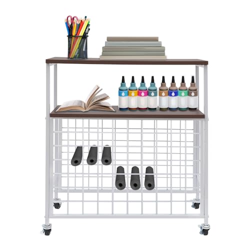 Deurqund Vinylrollenhalter, Rollende Bastelkarre, Aufbewahrungsständer mit Universal-Räder, für Büros, Ateliers, Malstudios und Handwerksläden, 59x 25 x 72 cm Deurqund Vinylrollenhalter, Rollende Bastelkarre, Aufbewahrungsständer mit Universal-Räder, für Büros, Ateliers, Malstudios und Handwerksläden, 59x 25 x 72 cm von Deurqund