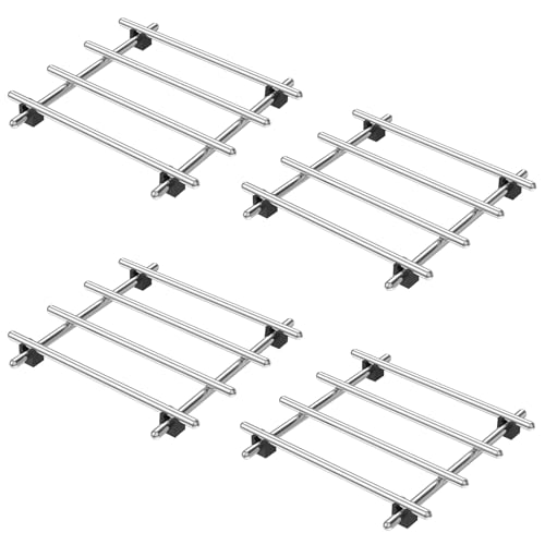 Untersetzer Topf Metall Set,Topf Untersetzer-Set Hitzebeständig,Topfuntersetzer Metall,Eleganter und Funktionaler, für Topf, Pfanne, Auflaufform und Wok von Deuson