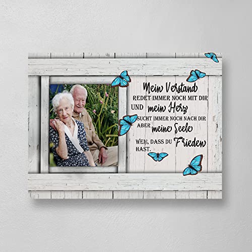 Deutsam Personalisierte Leinwand Frieden Andenken an verstorbene geliebte Menschen Andenken Oma Opa Mama Papa Geschenk Erinnerung mit eigenem Foto Deutsam Personalisierte Leinwand Frieden Andenken an verstorbene geliebte Menschen Andenken Oma Opa Mama Papa Geschenk Erinnerung mit eigenem Foto von Deutsam