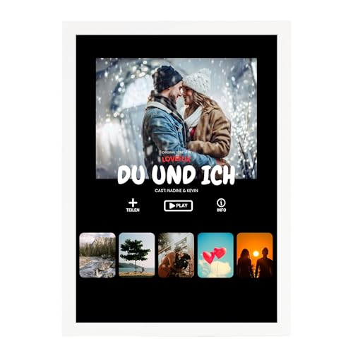 Deutsam Personalisiertes Netflix Style Cover mit eigenem Bild als Geschenk zum Valentinstag für Freund Freundin Mann Frau (Cover 2) von Deutsam