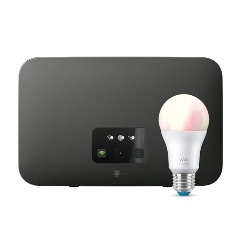 Deutsche Telekom Telekom Speedport Smart 4R, Wi-Fi 6 Mesh-Router + smarte WiZ Lampe, Komplettset für Dein vernetztes Zuhause von Deutsche Telekom