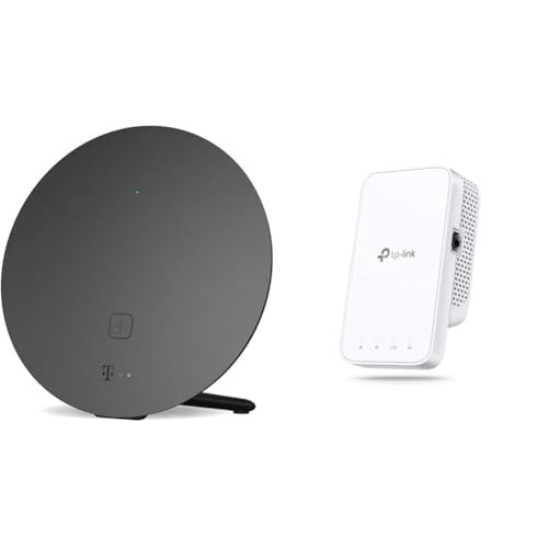 Telekom Speed Home WLAN für Ihr Starkes & stabiles Heimnetzwerk I Wi-Fi 6 fähiger Verstärker mit Mesh-Technologie für optimale Internet-Abdeckung & TP-Link RE230 WLAN Verstärker Repeater AC750 Telekom Speed Home WLAN für Ihr Starkes & stabiles Heimnetzwerk I Wi-Fi 6 fähiger Verstärker mit Mesh-Technologie für optimale Internet-Abdeckung & TP-Link RE230 WLAN Verstärker Repeater AC750 von Deutsche Telekom