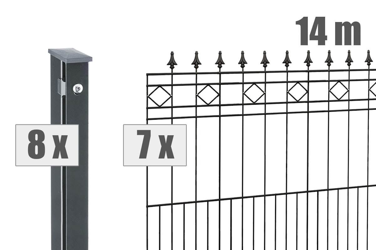 dz Zaunset VAP RIMINI 14m-1110-7016 von Deutsche Zauntechnik