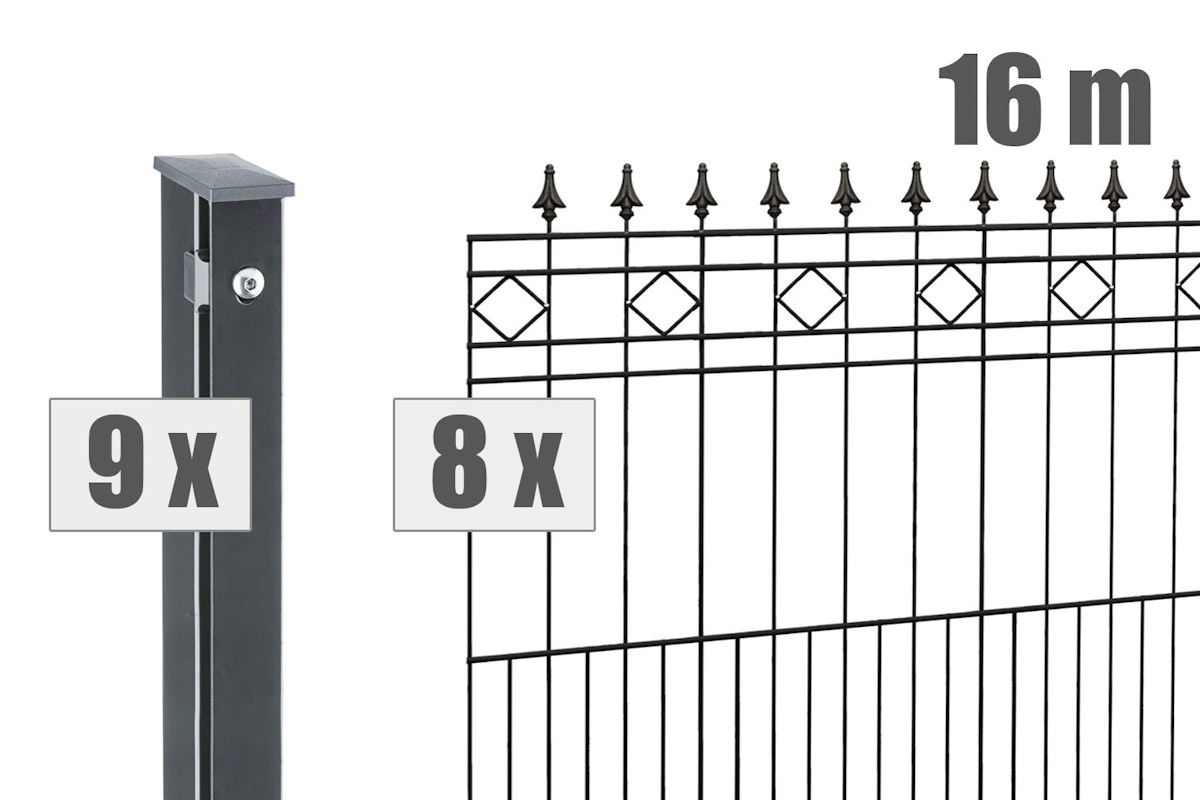 dz Zaunset VAP RIMINI 16m-0910-7016 von Deutsche Zauntechnik