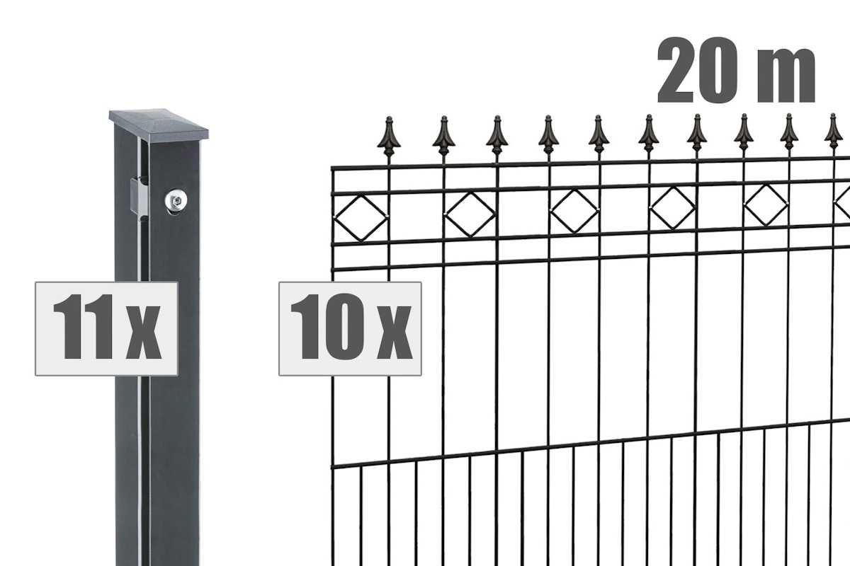 dz Zaunset VAP RIMINI 20m-1110-7016 von Deutsche Zauntechnik